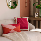 Kit Capa Almofada Quadrada e Retangular Veludo Multicolorida 44x44|30x50cm 2 unidades